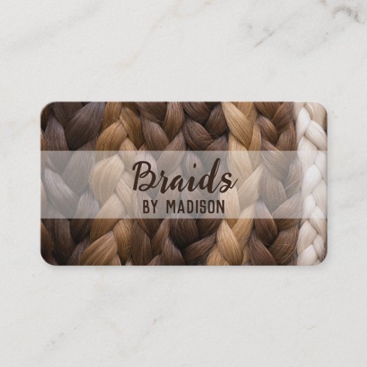 毛編み 名刺 (正面)