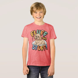 毛羽と物かわいいゴルデンドルアニメ トライブレンドTシャツ