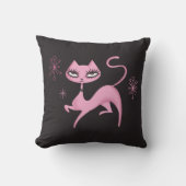 毛羽立ちのかわいい猫の枕 クッション (正面)