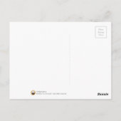 毛羽立つピローの海のオーター ポストカード (裏面)