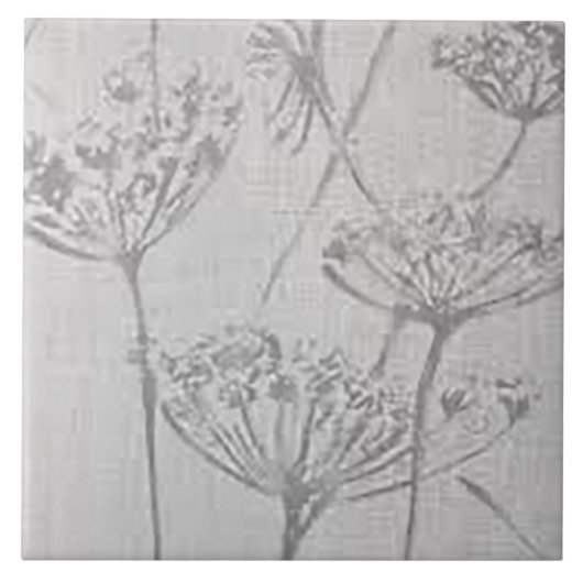 毛羽立てセラミックタイルの白いポーフ タイル (正面)