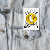 毛羽立のまわりにって、怖い猫ハロウィーンを見つける 缶バッジ (インサイチュ)