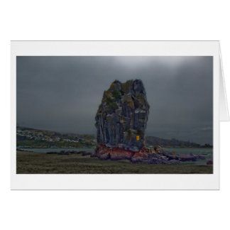 毛羽織りの石、Sumner、クライストチャーチ、ニュージーランド