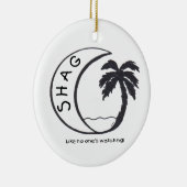 毛羽織り(見る誰ものように!) セラミックオーナメント (右)