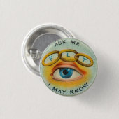 毛色の変わった人は"私が"知るかもしれない私に尋ねます 缶バッジ (正面&裏面)