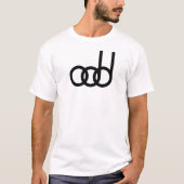 毛色の変わった人異様なリンク記号 Tシャツ (正面)