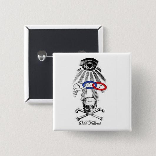 毛色の変わった人 缶バッジ (正面&裏面)