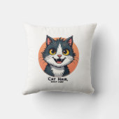 毛色はどこでも愛 クッション (裏面)