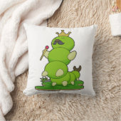 毛虫が王冠をかぶった王 クッション (ブランケット)