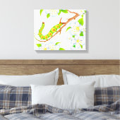 毛虫の花 キャンバスプリント (インサイチュ (寝室))