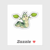 毛虫葉 シール (シート)