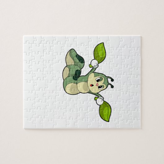 毛虫葉 ジグソーパズル (横)