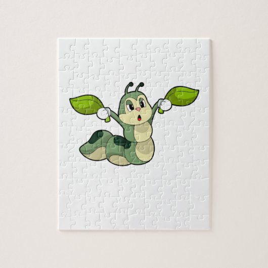 毛虫葉 ジグソーパズル (縦)