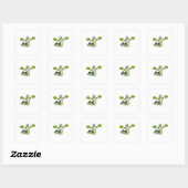 毛虫葉 スクエアシール (シート)