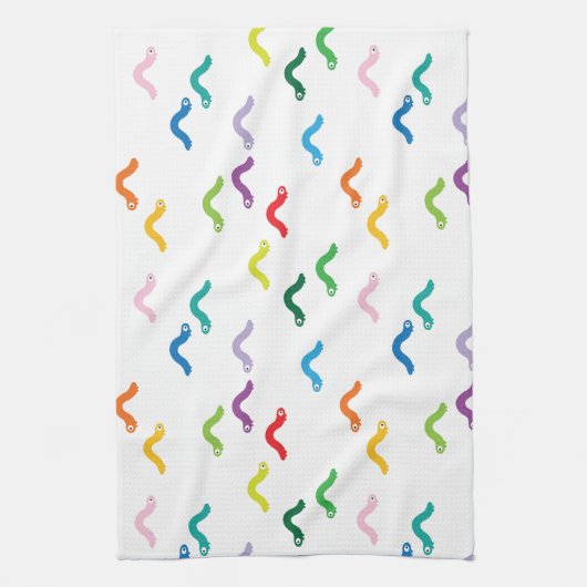 毛虫 キッチンタオル (縦)