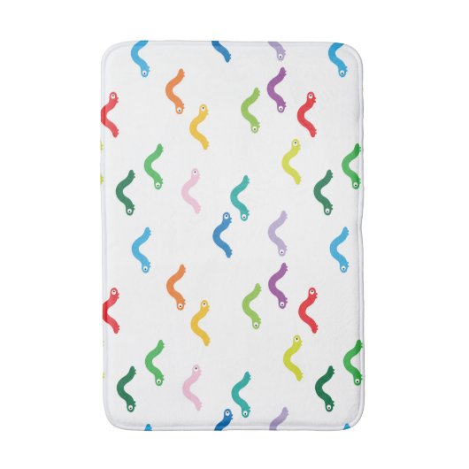 毛虫 バスマット (正面縦)