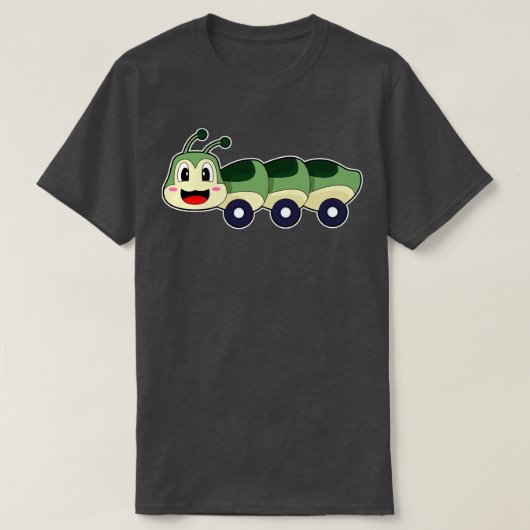 毛虫 Tシャツ (デザイン正面)