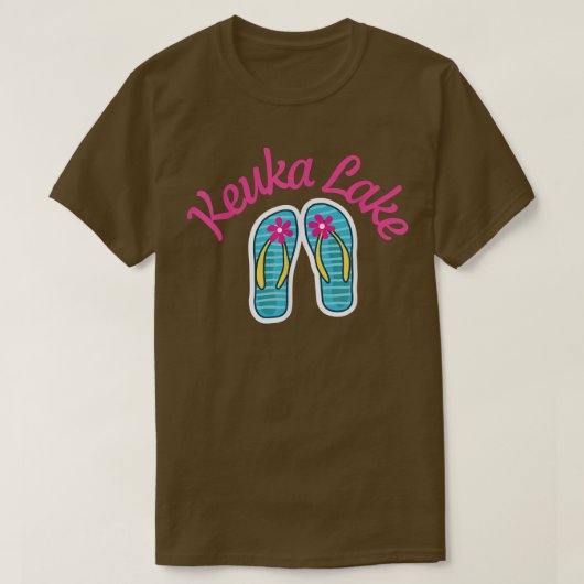 毛賀湖で女性と女の子を|過去記事 Tシャツ (デザイン正面)
