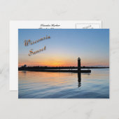 毛野社サンセット ポストカード (正面/裏面)