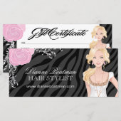 毛髪サロンギフト券 (正面/裏面)