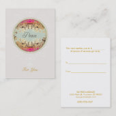 毛髪サロン及びスパギフト券 割引カード (正面/裏面)