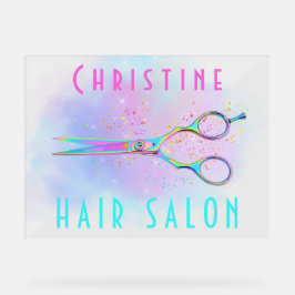 毛髪サロン アクリルサイン