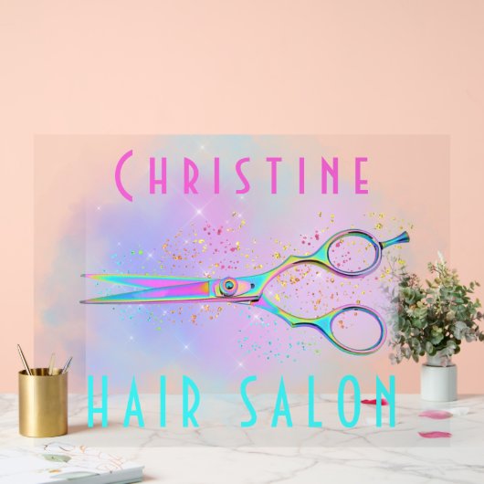 毛髪サロン アクリルサイン (ウェディング)