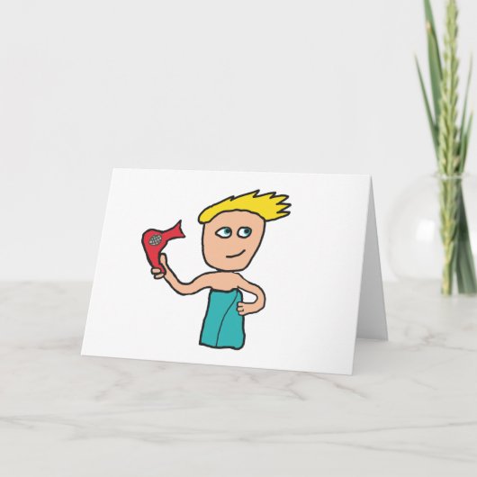 毛髪乾燥 カード (正面)