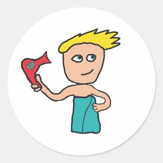 毛髪乾燥 ラウンドシール (正面)