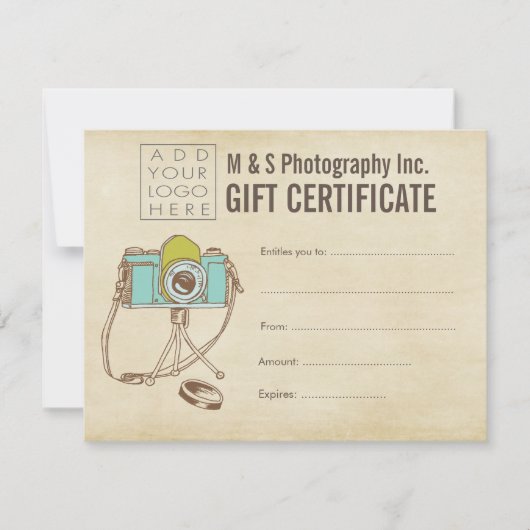 毛髪美しいサロンギフト券テンプレート (正面)