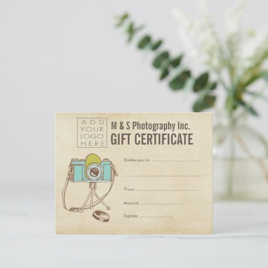 毛髪美しいサロンギフト券テンプレート (スタンド正面)