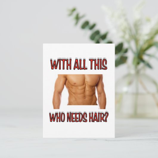 毛髪 ポストカード (スタンド正面)