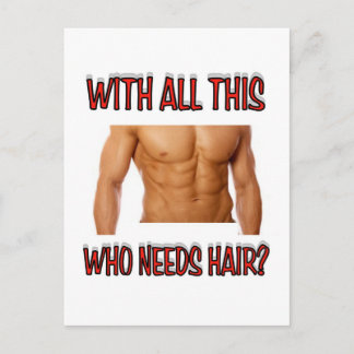 毛髪 ポストカード