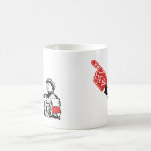 毛-共産主義は#1です コーヒーマグカップ (中央)