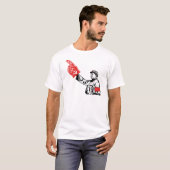 毛-共産主義は#1です Tシャツ (正面フル)