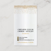 毛、皮およびネイル 名刺 (裏面)