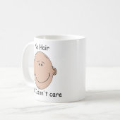 毛、私は-マグを気にしません コーヒーマグカップ (正面左)