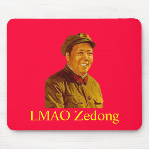 毛、LMAO Zedong マウスパッド
