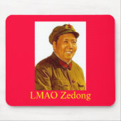 毛、LMAO Zedong マウスパッド (正面)