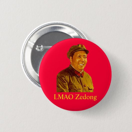 毛、LMAO Zedong 缶バッジ (正面&裏面)