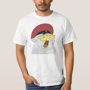 毛Men's Tee司令官の Tシャツ