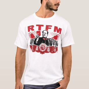 毛RTFM (前部) Tシャツ