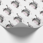 氏および夫人たった今結婚しましたの包装紙 ラッピングペーパー (角)