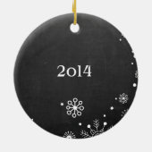 氏および夫人としてOrnament私達の初めてのクリスマス セラミックオーナメント (裏面)