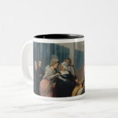 氏および夫人のNecker訪問 ツートーンマグカップ (正面左)