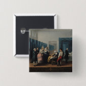 氏および夫人のNecker訪問 缶バッジ (正面&裏面)