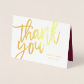 氏および夫人は写真の実質ホイル感謝していしています 箔カード (正面)