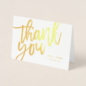 氏および夫人は写真の実質ホイル感謝していしています 箔カード (正面)