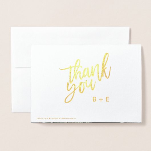 氏および夫人は写真の実質ホイル感謝していしています 箔カード (裏面封筒付き)