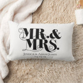 氏および夫人は、ヴィンテージ、エレガントな様式設計します ランバークッション (ブランケット)